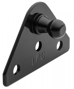 Whitecap Ind - Black Steel Mnting Bracket-2 1/4' - G-1020BC