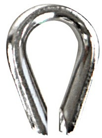 Whitecap Ind - S.s. Wire Rope Thimble - 1/2' - S-4085P