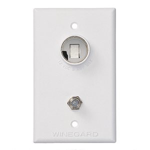 Winegard - Outlet 12v/75 Ohm White - TG-7341 Winegard - Outlet 12v/75 Ohm White - TG-7341