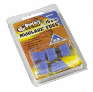 Wirthco - Mid Blade Fuse-15 Amp - 24365