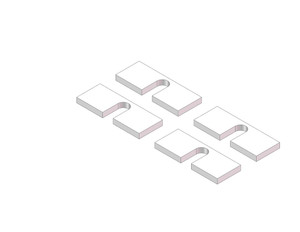 Husky Towing - Base Rail Spacer Kit - 31419