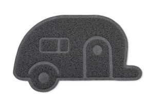 Camco 53116 Life Is Better At The Campsite Scrub Rug - 23-15/16" (w) X 15-5/16" (h), Gray Retro Travel Trailer - 53116 Camco 53116 Life Is Better At The Campsite Scrub Rug - 23-15/16" (w) X 15-5/16" (h), Gray Retro Travel Trailer - 53116