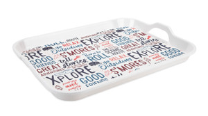 Camco 53486 Life Is Better At The Campsite Melamine Rv Serving Tray - Graffiti Design - 53486 Camco 53486 Life Is Better At The Campsite Melamine Rv Serving Tray - Graffiti Design - 53486