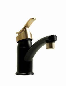 Dura Faucet Df-pl200-mbrg Single Lever Centerset Rv Lavatory Faucet - Matte Black/rose Gold - DF-PL200-MBRG Dura Faucet Df-pl200-mbrg Single Lever Centerset Rv Lavatory Faucet - Matte Black/rose Gold - DF-PL200-MBRG