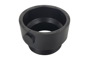 Icon 14877 Abs Fitting - Male Adapter, 1.5", Hub X Mpt - 14877