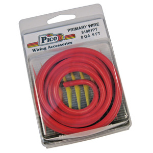 Pico 81081pt Primary Wire - 8 Awg, Red, 5' Pack - 81081PT