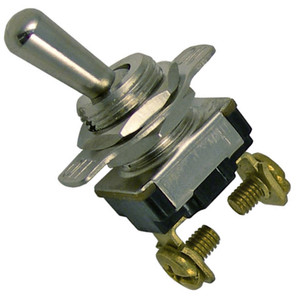 Pico 5576pt Toggle Switch With Indicator Plate - On-off, 1/2" Metal Bat Handle, 120 Vac, 6 Amp / 240 Vac, 3 Amp - 5576PT