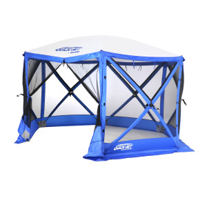 Quick-set By Clam 14201 Escape Sport 6-sided Screen Shelter - Blue - 14201