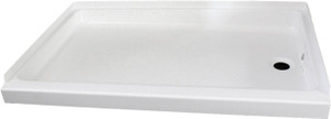 Specialty Recreation Sp2440wl Shower Pan - 24" X 40", Lh Drain, White - SP2440WL Specialty Recreation Sp2440wl Shower Pan - 24" X 40", Lh Drain, White - SP2440WL