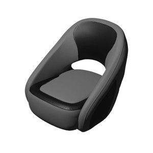 Taco Marine Ba2-25gry-blk Caladesi Smooth Bucket Seat - Gray And Black - BA2-25GRY-BLK Taco Marine Ba2-25gry-blk Caladesi Smooth Bucket Seat - Gray And Black - BA2-25GRY-BLK