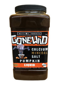 Whitetail Products Gone Wild 0675 Pumpkin Calcium, Mineral Salt Liquid - 1 Gallon - 675 Whitetail Products Gone Wild 0675 Pumpkin Calcium, Mineral Salt Liquid - 1 Gallon - 675