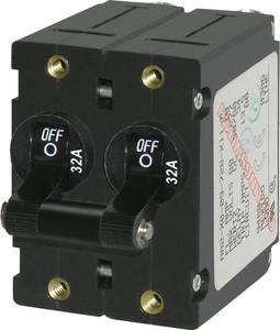 Blue Sea - Circuit Breaker Aa2toggle 32a Blk - 7349-BSS
