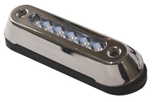 T-h Marine - Blue Oval Ss Bezel Led - LED-SM7815-B-DP T-h Marine - Blue Oval Ss Bezel Led - LED-SM7815-B-DP