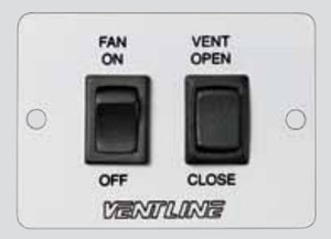 Ventline - Wall Mnt Remote Switch Wh - VC0533-03-A