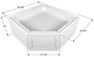 Icon - Shower Pan  Nsb2727-pw - 15231