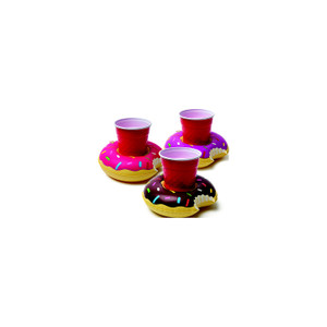 Big Mouth Inc - Big Mouth BMDF0001 Beverage Boat, Frosted Donuts Design, 3/pk - BMDF-0001