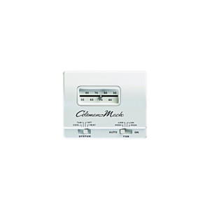 Coleman-Mach - Coleman-Mach 7330B3441 24V Analog Heat/Cool Thermostat, White - 7330B3441 Coleman-Mach - Coleman-Mach 7330B3441 24V Analog Heat/Cool Thermostat, White - 7330B3441