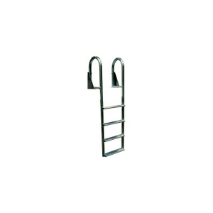 Dock Edge - Dock Edge DE2125F Aluminum Flip Up Wide Step Ladder, 5-Step - DE2125F Dock Edge - Dock Edge DE2125F Aluminum Flip Up Wide Step Ladder, 5-Step - DE2125F