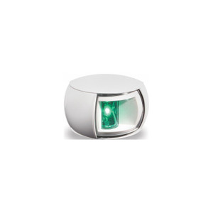 Hella - Hella 980520311 NaviLED Starboard (Green) Side Light Only, White w/Clear Lens, 1 ea. - 980520311 Hella - Hella 980520311 NaviLED Starboard (Green) Side Light Only, White w/Clear Lens, 1 ea. - 980520311