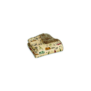 JR Products - JR Products Camp Casual CC005RTG Throw, Road Trip, Gray - CC-005RTG JR Products - JR Products Camp Casual CC005RTG Throw, Road Trip, Gray - CC-005RTG