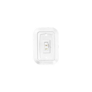 RV Designer - RV Designer S653 DC Single Wall Switch w/Plate, White - S653