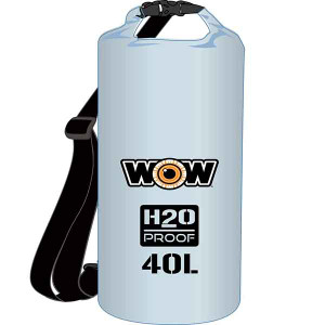 Wow Sports - H2o Proof 40l Drybag Clear - 18-5100C