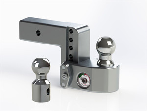 Weigh Safe - 4inadj Ballmount 2.5inshank - WS4-2.5