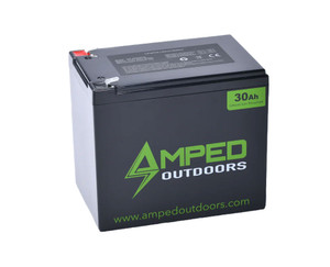 Amped Outdoors Ao4s30w Wide Lithium Battery - 12v / 30ah - AO4S30W Amped Outdoors Ao4s30w Wide Lithium Battery - 12v / 30ah - AO4S30W