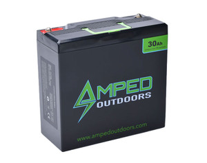 Amped Outdoors Ao4s30 Tall Lithium Battery - 12v / 30ah - AO4S30 Amped Outdoors Ao4s30 Tall Lithium Battery - 12v / 30ah - AO4S30