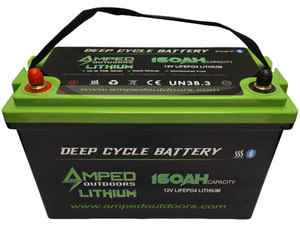 Amped Outdoors Ao4s160 Lithium Battery - 12v / 160ah - AO4S160 Amped Outdoors Ao4s160 Lithium Battery - 12v / 160ah - AO4S160