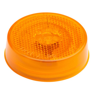 Grote 45833 Round 12v Clearance Marker Light With Built-in Reflector - 2.5", Amber - 45833 Grote 45833 Round 12v Clearance Marker Light With Built-in Reflector - 2.5", Amber - 45833