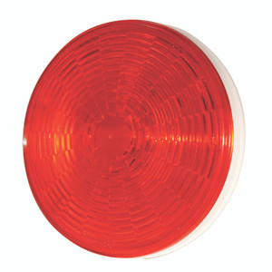 Grote 54332-3 Supernova Nexgen Led Stop Tail Turn Light With Grommet Mount - 4", Male Pin, Red (bulk Packaging) - 54332-3