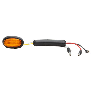 Grote 49373 Dual Intensity Slim-line Micronova Led Clearance Marker Light With Grommet - Amber - 49373