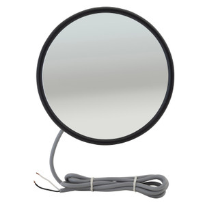 Grote 12283 Round Convex Mirrors With Center-mount Ball-stud - 8", Heated Mirror - 12283