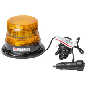 Grote 77483 Mighty Mini Led Strobe Light With Magnet Mount With Auxiliary Power Cord - 77483