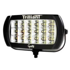 Grote 63e41 Trilliant Led Work Light With Reflector, Flood, Hardwired - 12-24v - 6.3E+42