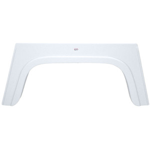 Icon 12155 Single Axle Fender Skirt Fs2155 For Glendale - Polar White - 12155