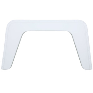 Icon 12684 Single Axle Fender Skirt Fs2684 For Damon - Polar White - 12684