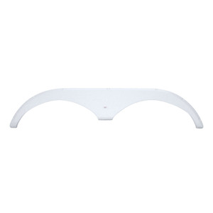Icon 12133 Tandem Axle Fender Skirt Fs2133 For Kaddy Kruiser - Polar White - 12133