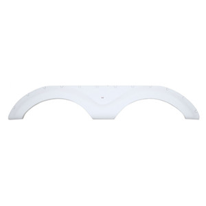 Icon 12158 Tandem Axle Fender Skirt Fs2158 For Cruiser - Polar White - 12158