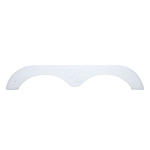Icon 01973 Tandem Axle Fender Skirt Fs1973 For Forest River - Polar White - 1973