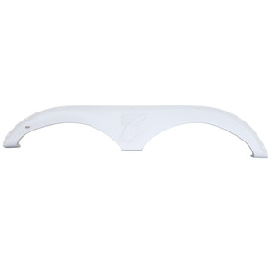 Icon 15281 Tandem Axle Fender Skirt Fs1840 For Forest River - Polar White, Lh - 15281