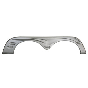 Icon 14460 Tandem Axle Fender Skirt Fs4459 For Forest River - Metallic Silver (rh) - 14460