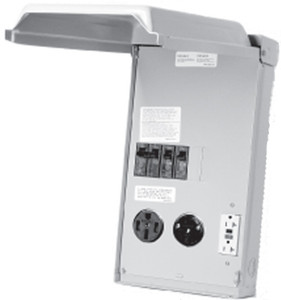 Midwest Electric U075cp6010 100 Amp Outlet Box With Gfci - 120/240v - U075CP6010 Midwest Electric U075cp6010 100 Amp Outlet Box With Gfci - 120/240v - U075CP6010