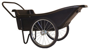 Polar Trailer 8376 10 Cubic Foot Heavy Duty Utility Outdoor Yard Garden Cart Wheelbarrow Utility Cart With Handle And Solid Rubber 20 Inch Wheels - Black - 8376 Polar Trailer 8376 10 Cubic Foot Heavy Duty Utility Outdoor Yard Garden Cart Wheelbarrow Utility Cart With Handle And Solid Rubber 20 Inch Wheels - Black - 8376