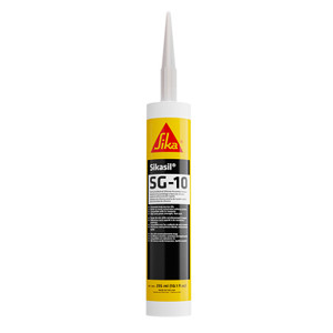 Sikasil  017-412772 Sg-10 Silicone Sealant - 295 Ml (10.1 Oz.), Clear - 017-412772