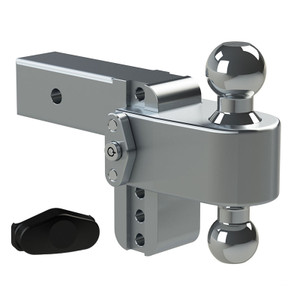 Weigh Safe - Turnover Ball 4' Drop Hitch W/ 2' S - LTB4-2.5-KA