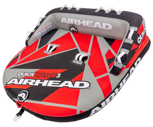 Airhead Aht50188rbk Quick Water 3-rider Towable Tube - Red/black - AHT50188RBK Airhead Aht50188rbk Quick Water 3-rider Towable Tube - Red/black - AHT50188RBK