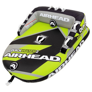 Airhead Aht50187ybk Quick Water 2-rider Towable Tube - Yellow/black - AHT50187YBK Airhead Aht50187ybk Quick Water 2-rider Towable Tube - Yellow/black - AHT50187YBK