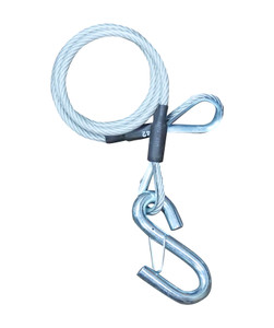 Demco 17641 Safety Cables For Trailers - 7k, 54", Clear - 17641